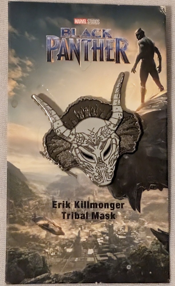Marvel Studios Black Panther Erik Killmonger Tribal Mask Pin