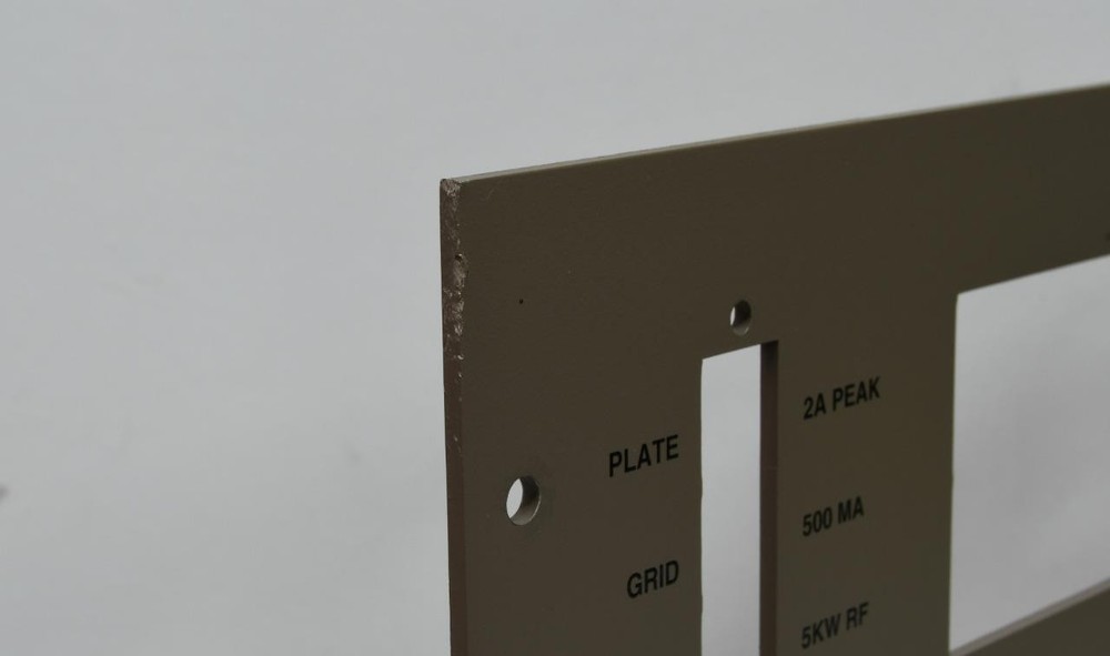 FRONT PANEL for ALPHA 77DX AMPLIFIER
