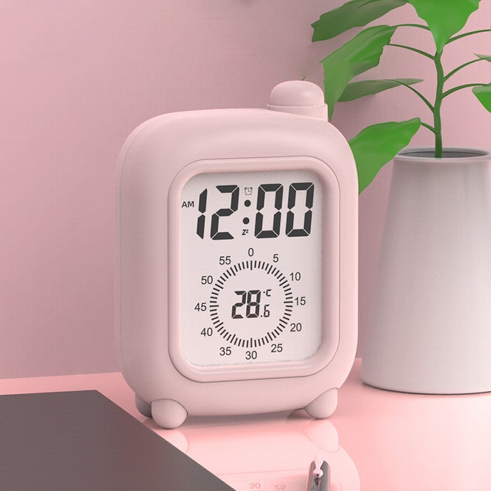 Charming Suitcase Alarm Clock with Temperature Display for Kids' Study