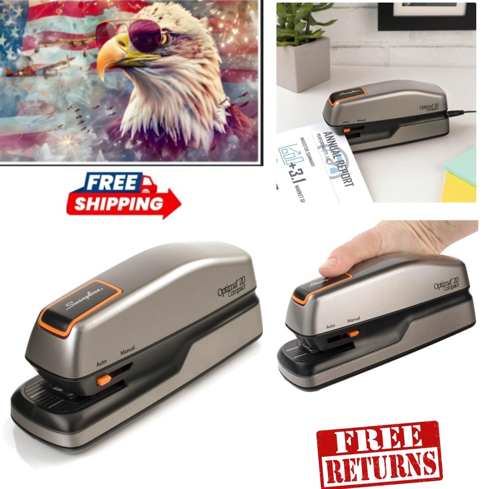 Optima 20 Electric Stapler - 20 Sheet, Compact & Jam-Free for Smooth Workflow