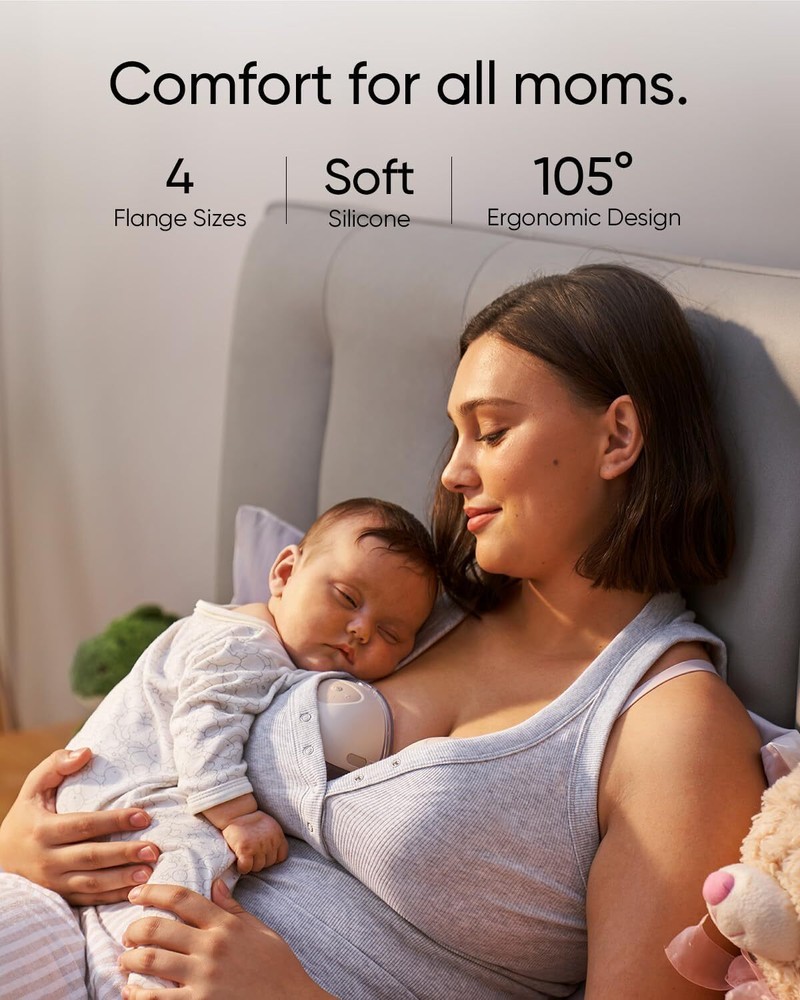 eufy Wearable Breast Pump E10 Hands-Free App Control Personalized Smart Rhythm
