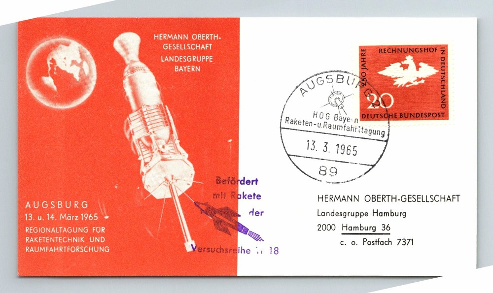 Germany 1965 - Regional Report on Rocket Techniques & Space Research - F7111
