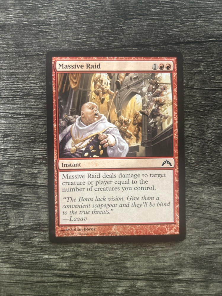 MTG 1x Massive Raid x1 LP Gatecrash