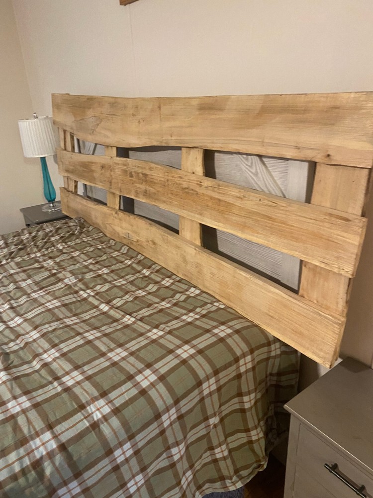 Live Edge Maple Headboard, 75" wide by 26" tall