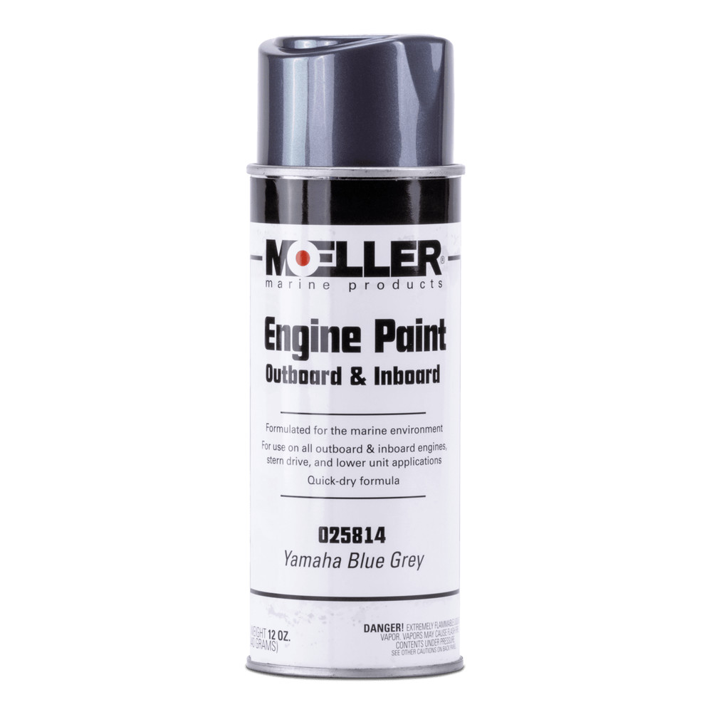 Moeller Marine 025814 Engine Paint – Yamaha Blue Gray