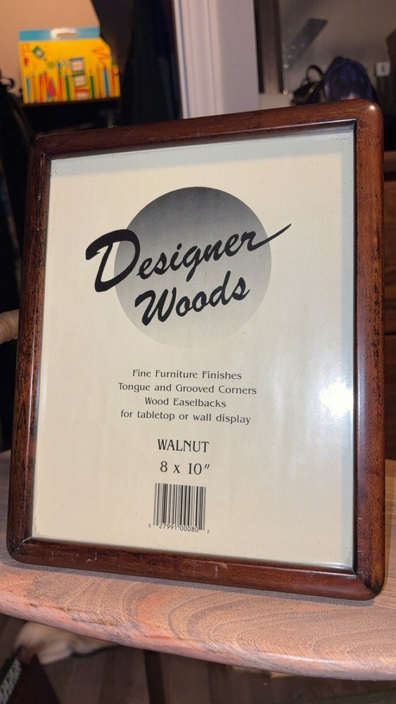 Walnut wood 8x10 picture frame