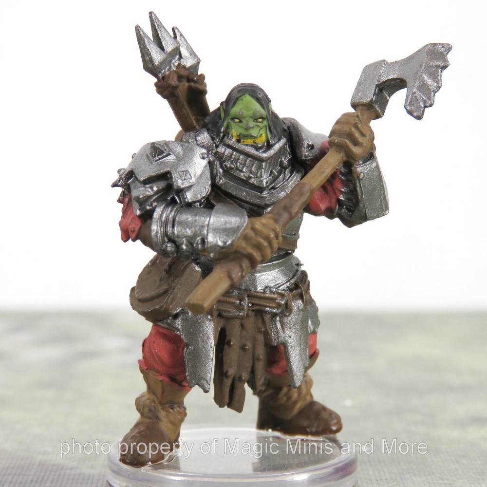 Bestiary Unleashed ~ ORC WARRIOR (NECKSPLITTER) #1 Pathfinder Battles miniature