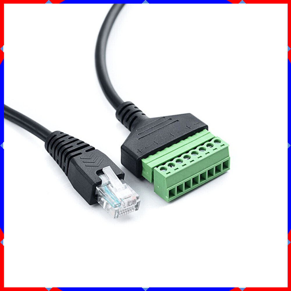 RJ45 revolution terminal 8-core extension Network cable adapter can be fixed