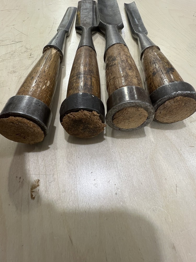 Vintage L. & I.J White Timber Frame Chisels