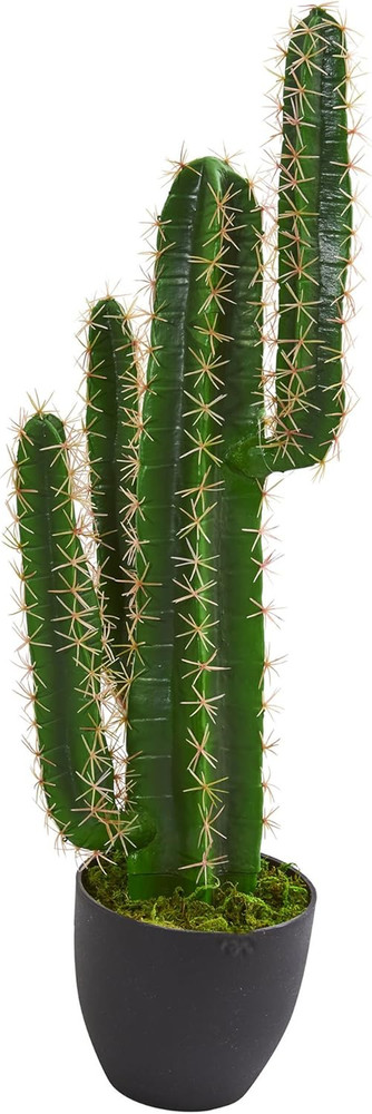 3' Cactus Artificial Plant, Green 2.5Ft.