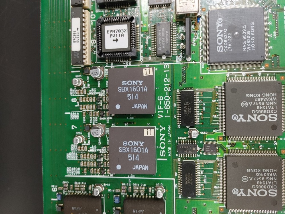 SONY BKDM-3021 VIF-6 1-650-212-13 Component Digital Input Output Board
