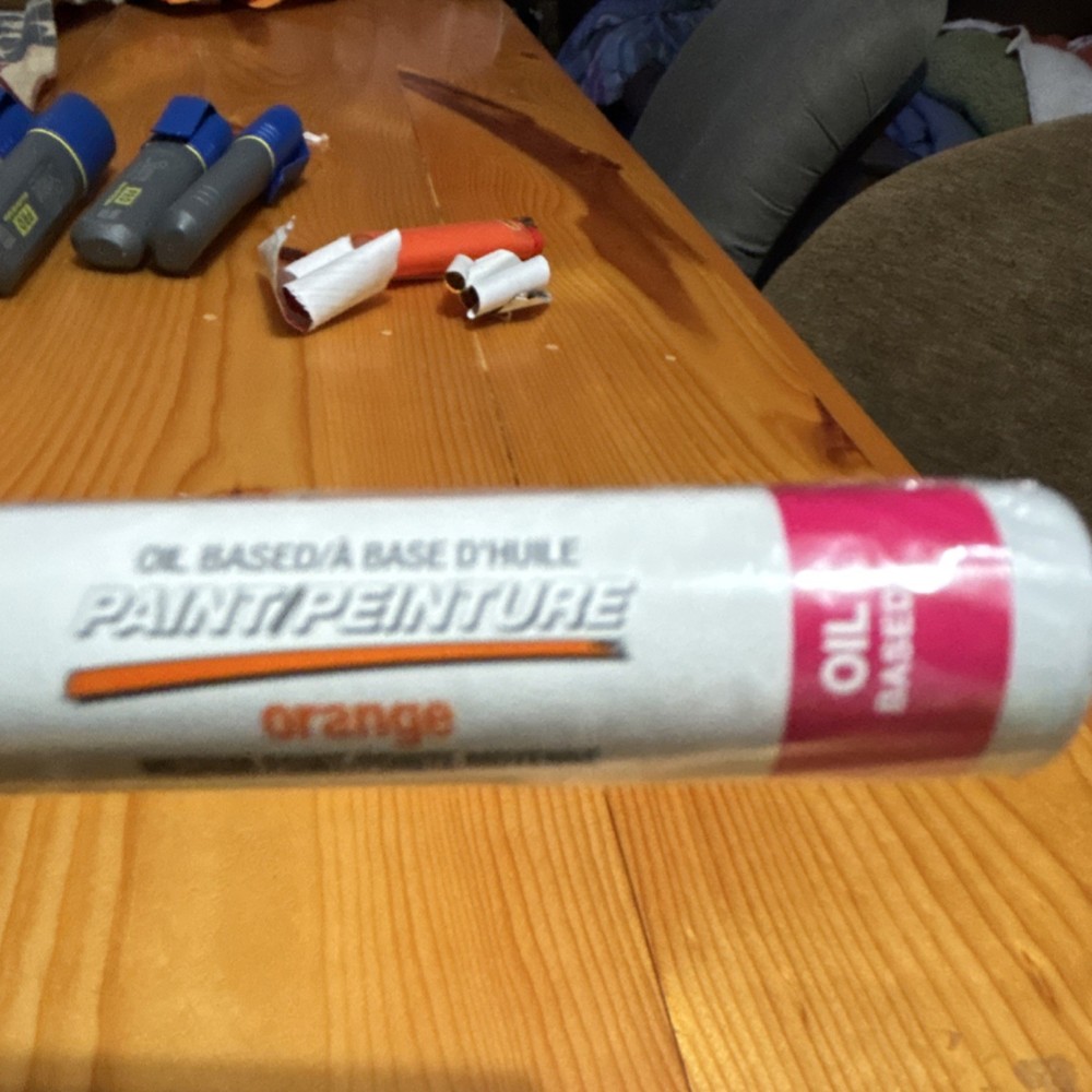 Sharpie Paint Oil-Based Permanent Markers Medium Point Orange 5 Pack