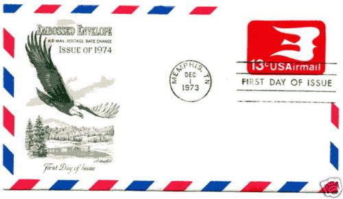 UC47 13c Dove Air Mail envelope, Artmaster, FDC
