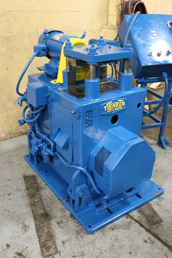 18 TON TISHKEN MODEL #CO-6-412 CUT OFF PRESS: YODER #67399