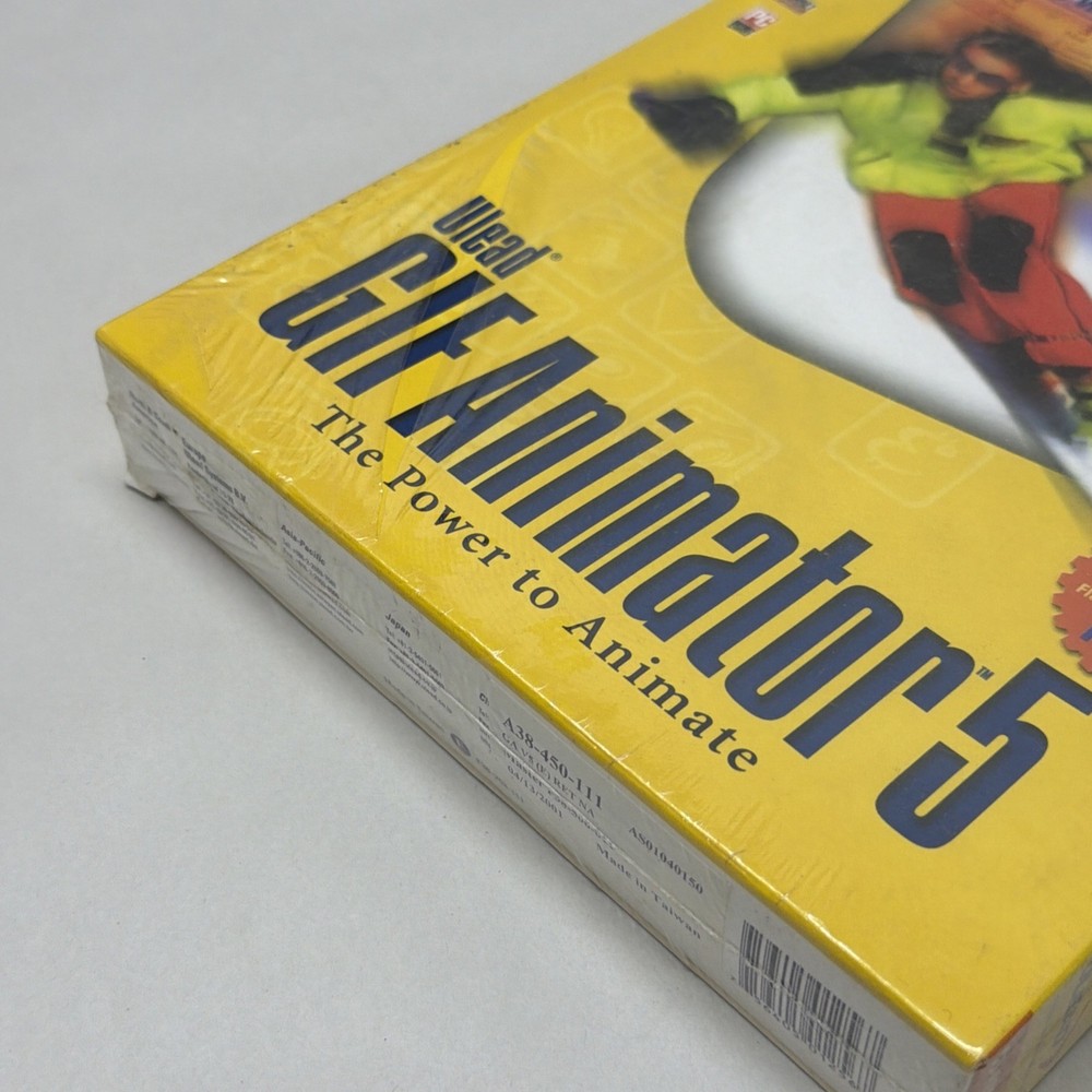 NEW Ulead GIF Animator 5 PC Web Animation Collection 1 Software Tool Windows CD