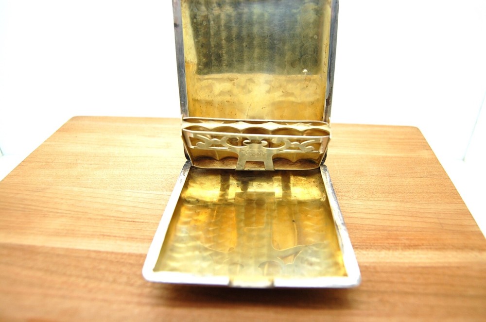 ANTIQUE HAVONE STERLING SILVER CIGARETTE CASE