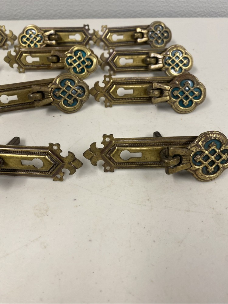 Draw Cabinet Metal 4" drop Handle Bundle X 12 used @E