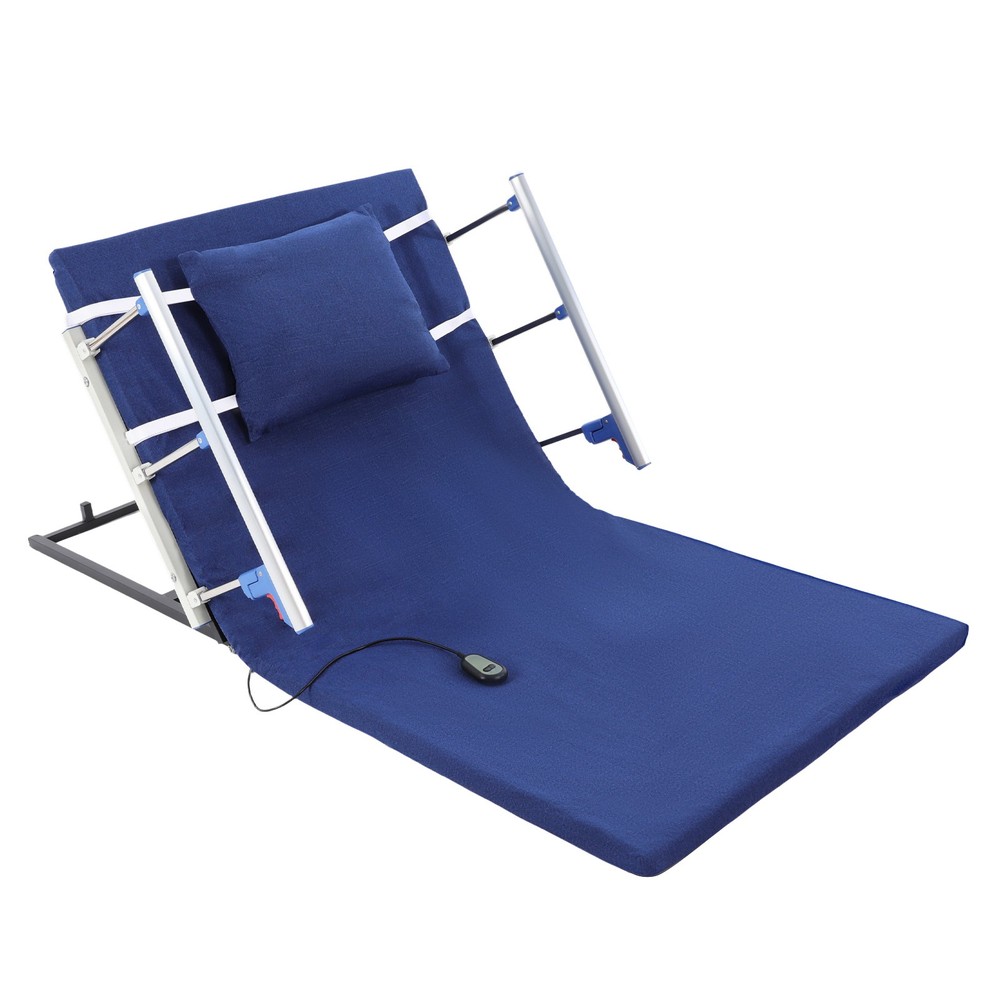 Electric Lifting Bed Backrest Adjustable Mattress Back Support w/ Remote Control