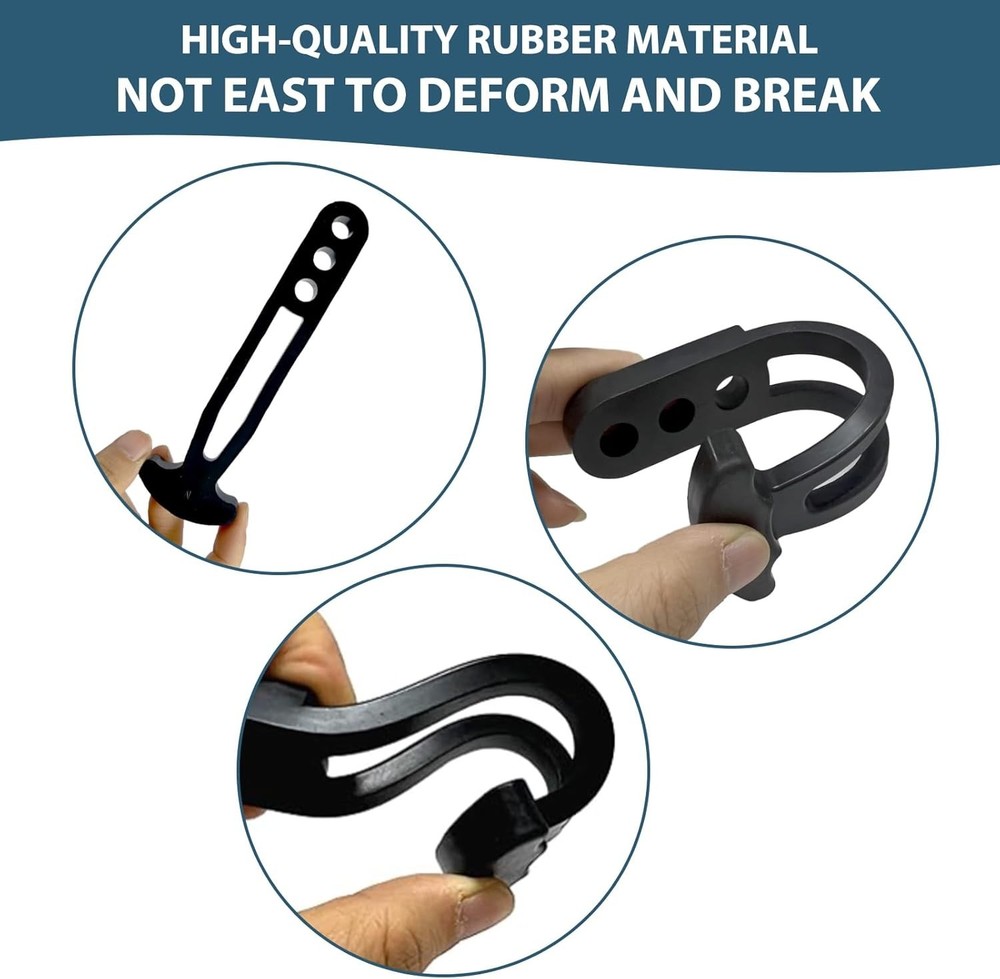 Telescoping Ladder Strap for Boat Yacht, Rubber Strap Secure Retaining Latch ...