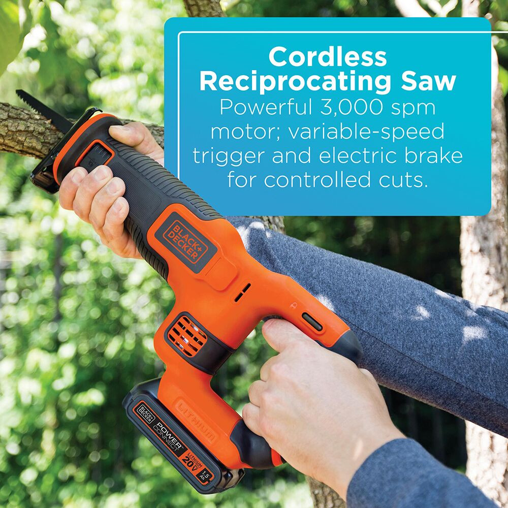 BLACK+DECKER 20V MAX* Power Tool Combo Kit, 4-Tool -BD4KITCDCRL