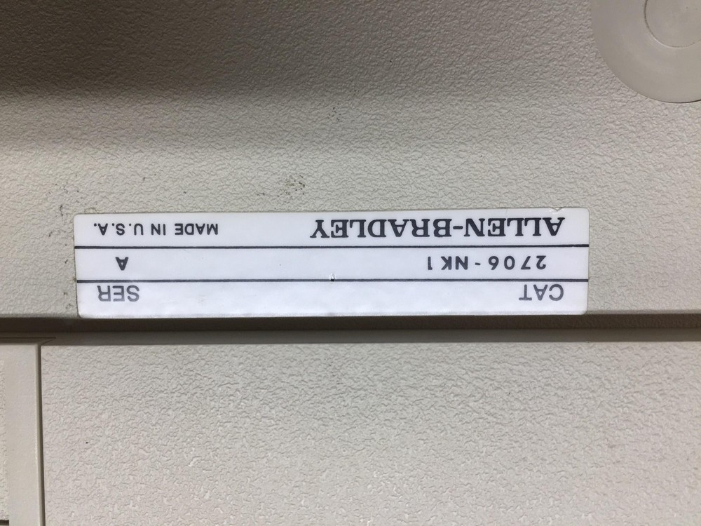 Allen-Bradley Keyboard Accessory 2706-NK1 (Missing 'ENTER' Button) (Ser.A) USED