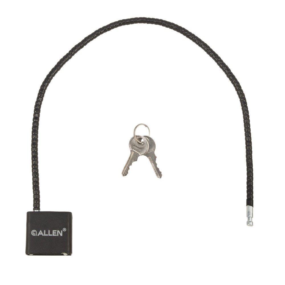 15" Cable Lock, 2-Pack, Black