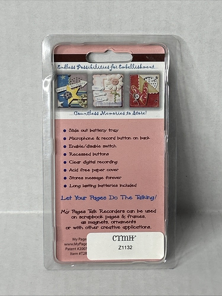 My Pages Talk 30 Second Voice Recorder