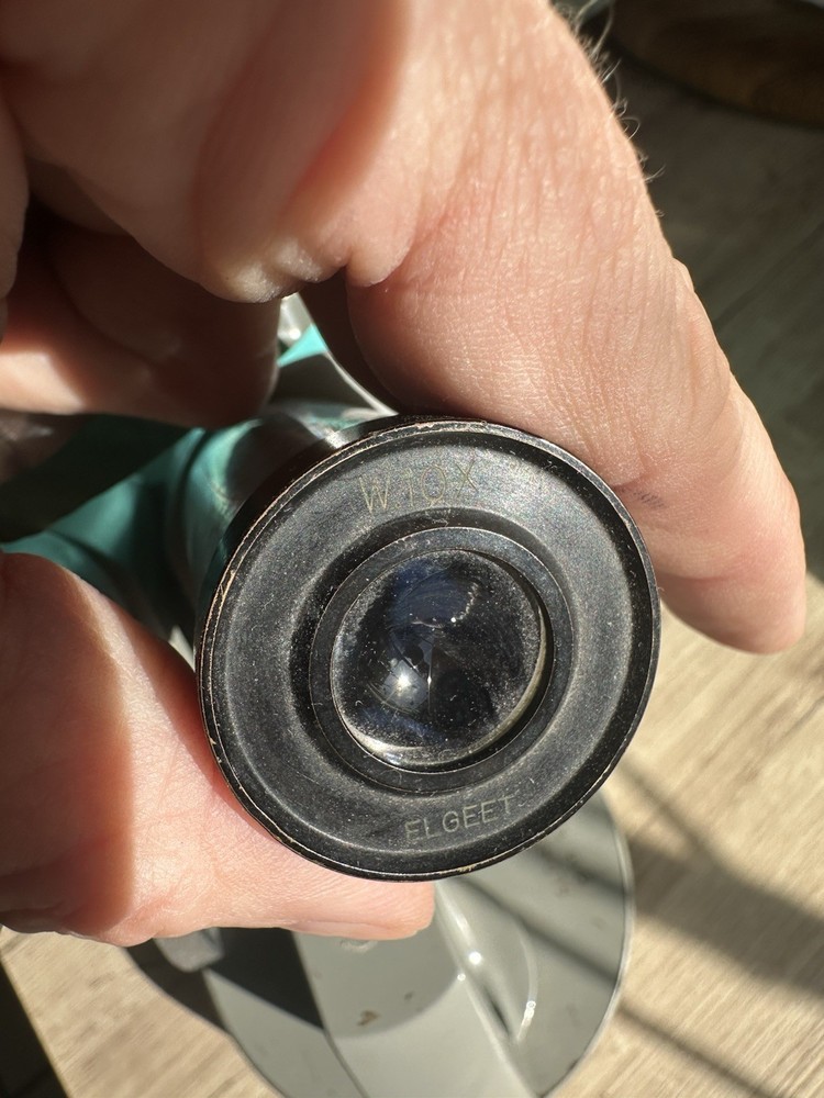 Elgeet 57580 Microscope 10x Vintage