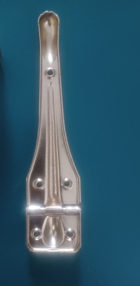 Large Cases Hinge, brass w/rivets