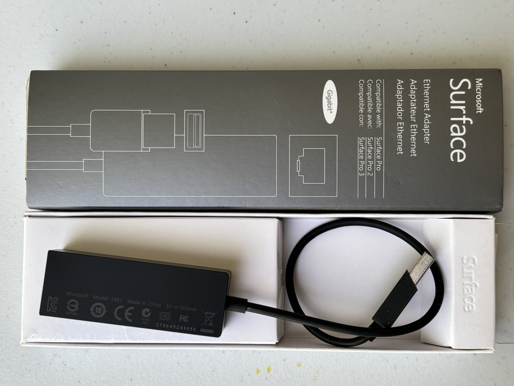 MICROSOFT SURFACE ETHERNET GIGABIT ADAPTER