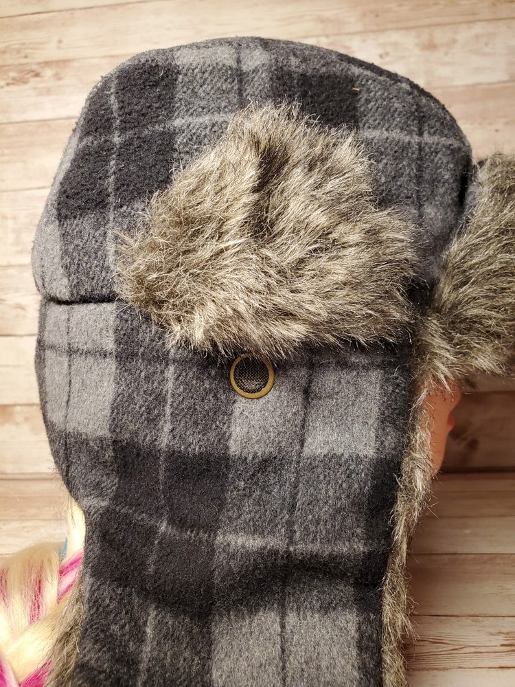 Kids Winter Trapper Hat with Large Ear Flaps, 6-10 Years