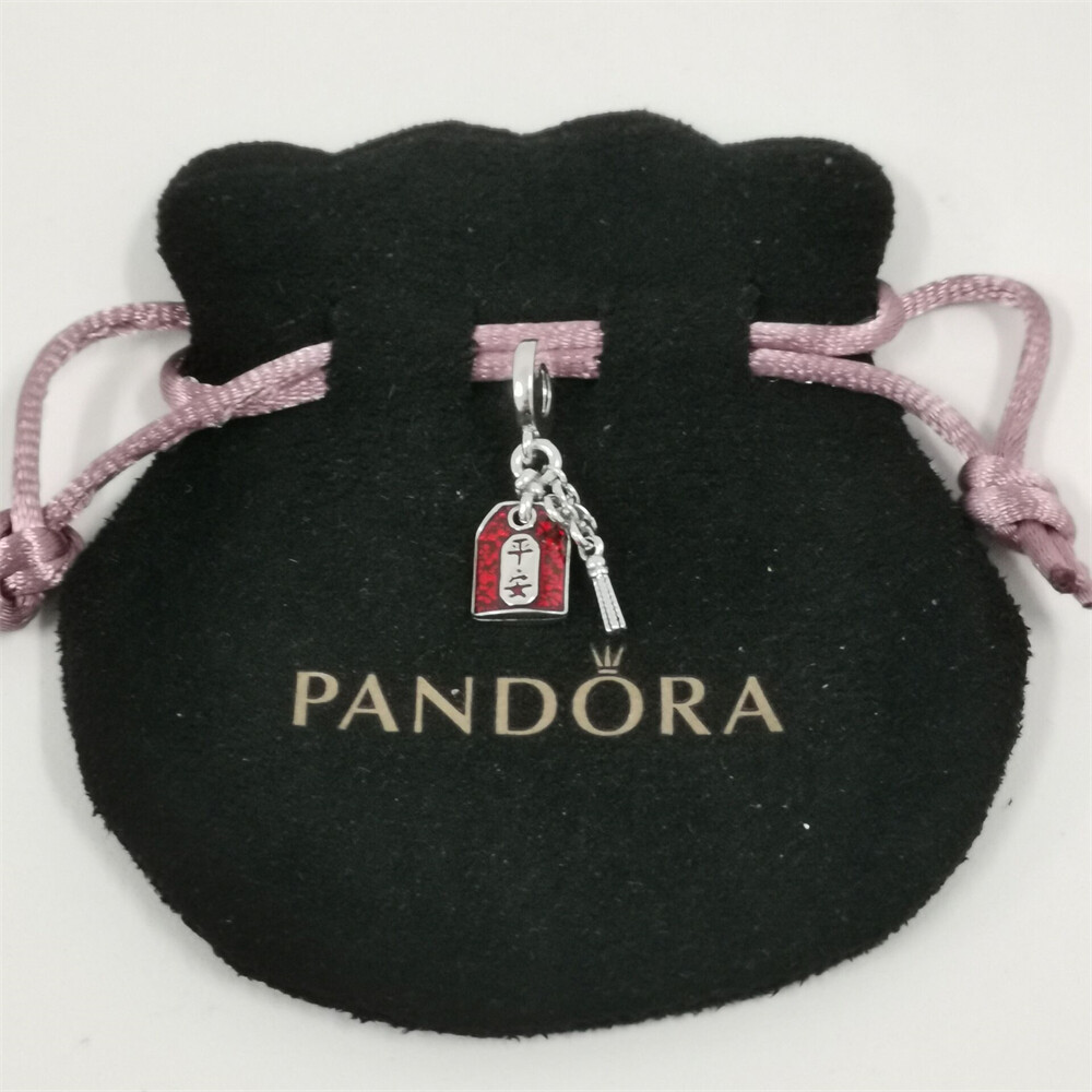pandora Lucky Amulet Double Dangle Charm
