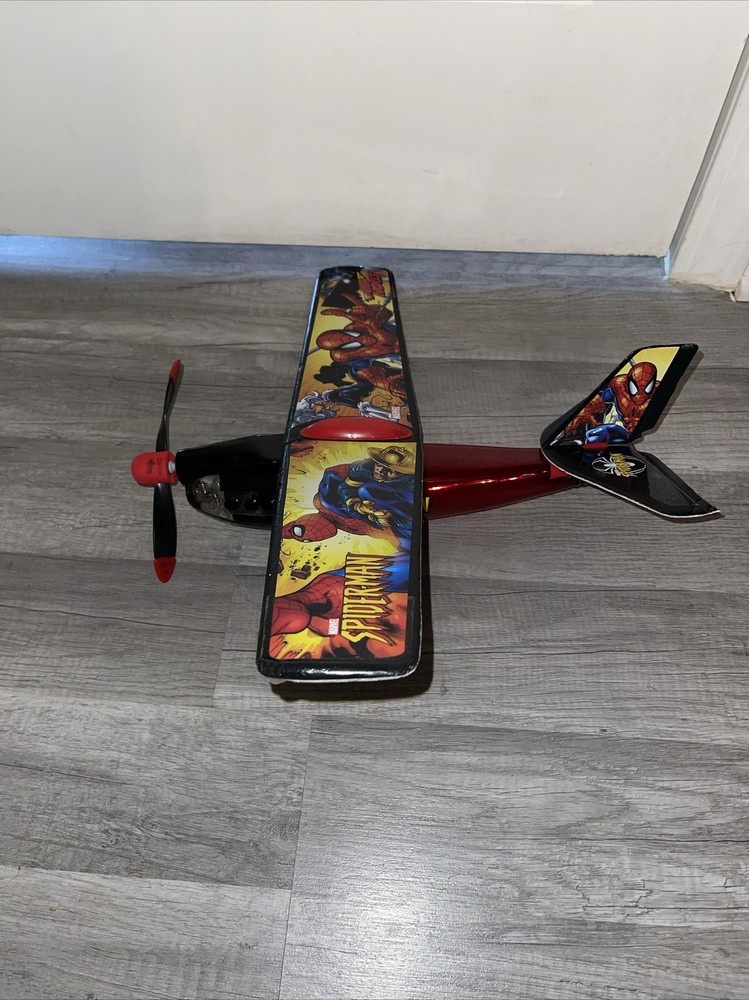 Rare The Amazing Spider-Man Striker 3 Plane AIR HOGS