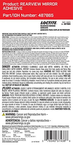 Rearview Mirror Permanent Bond Adhesive Glue For Metal Button Windshield Mount