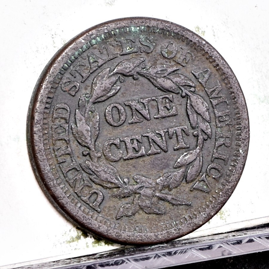 1853 Large Cent - Fine Details, Rough Surface (56658-L)