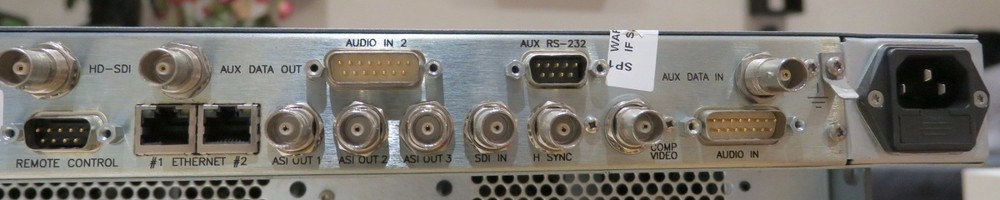 Tandberg ecrission en8090 mpeg4 HDSDI encoder with dual IP streamer, asi also