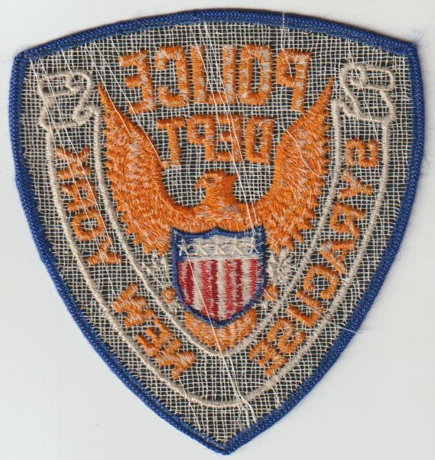 Syracuse NY old obsolete mesh backed patch ship from Australia