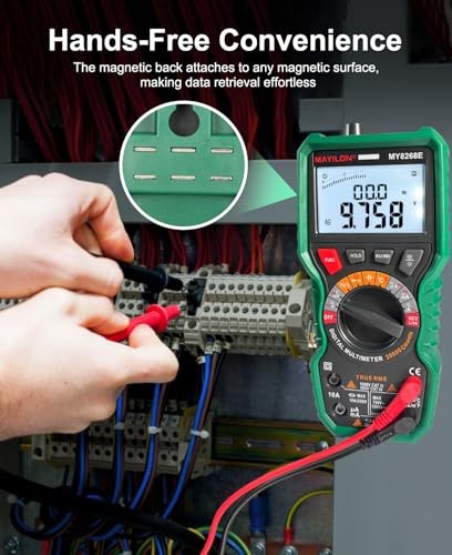 Digital Multimeter Tester TRMS 20000 Counts Auto-Ranging Voltmeter Measures
