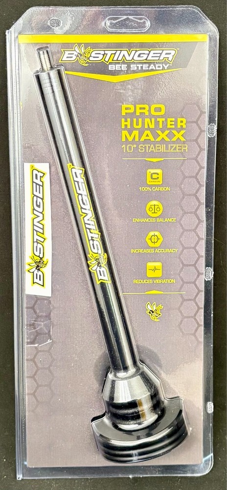 Bee Stinger Pro Hunter Maxx 10" Stabilizer Black NEW