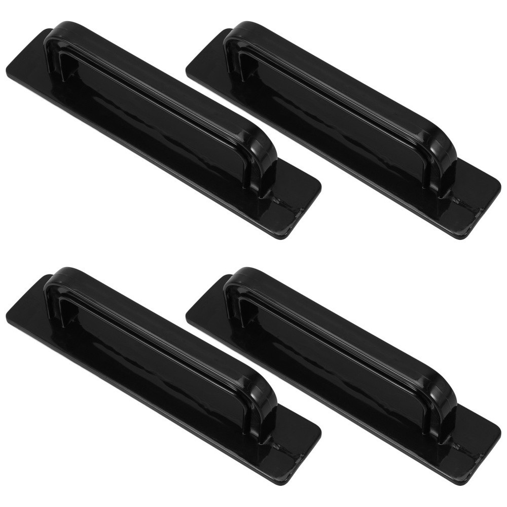 4 Pcs Drill-free Cabinet Handles Self Adhesive Wardrobe Drawer Pulls Stick