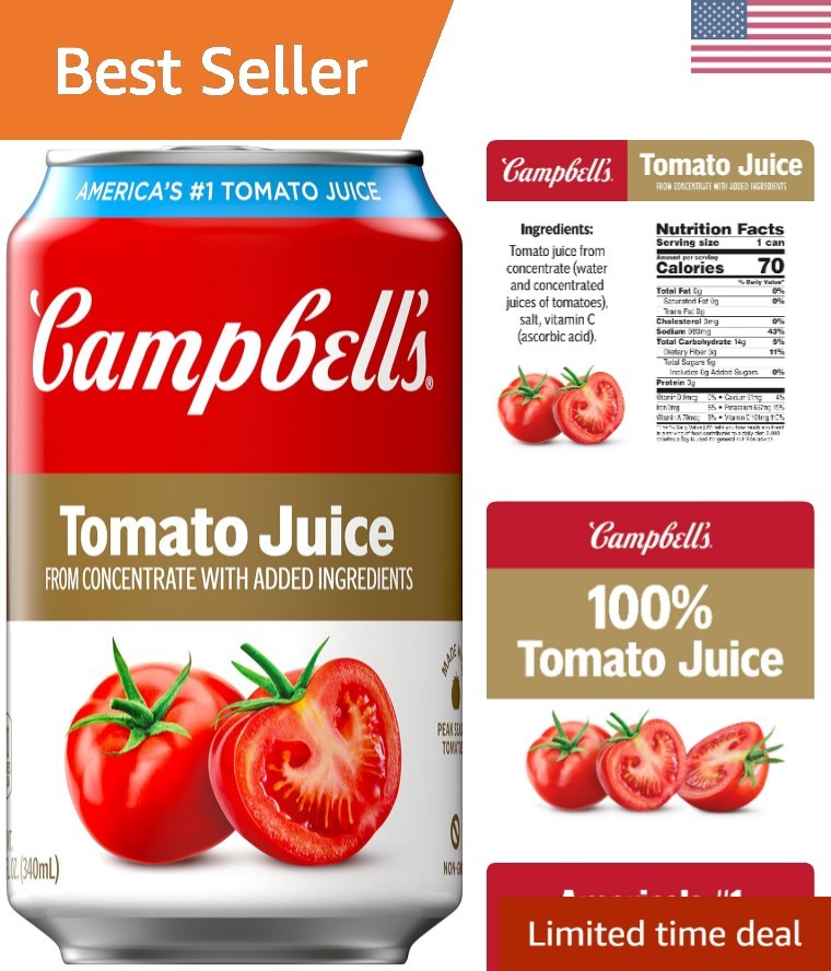 100% Tomato Juice, 11.5 fl oz Can