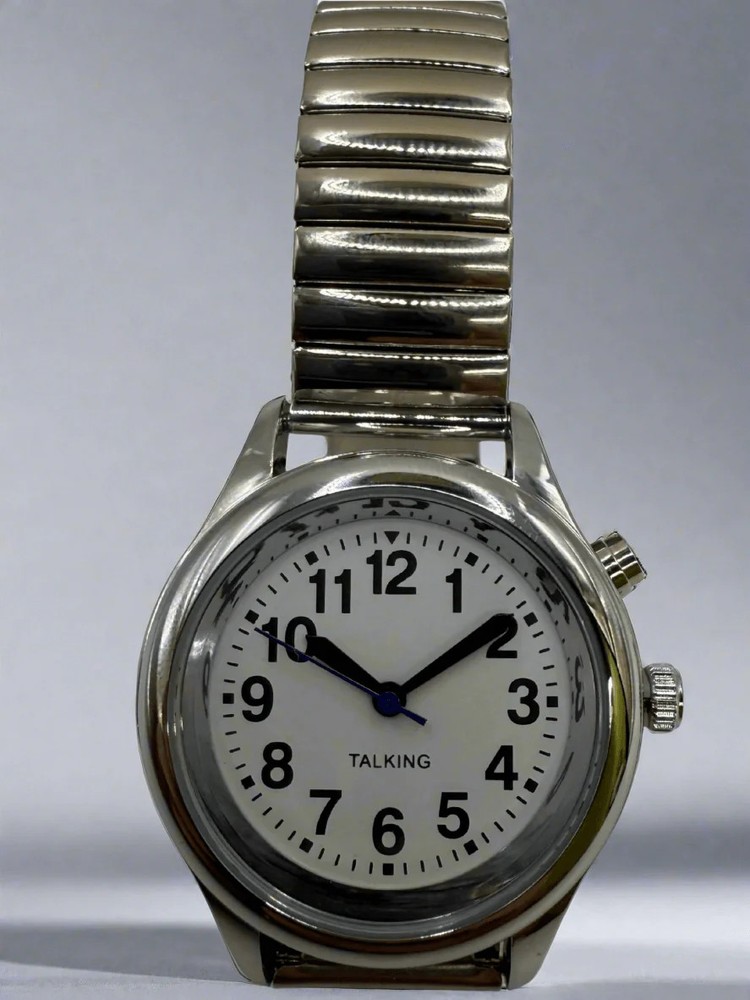 Talking Women's Watch Silver