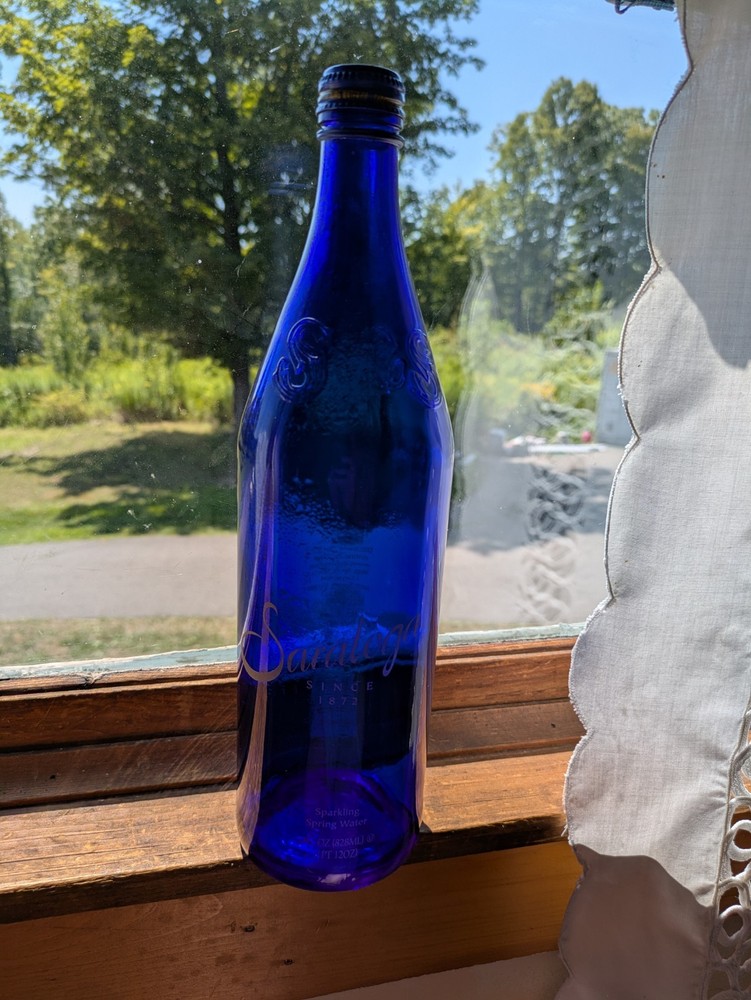Saratoga Sparkling Spring Water Blue Bottle