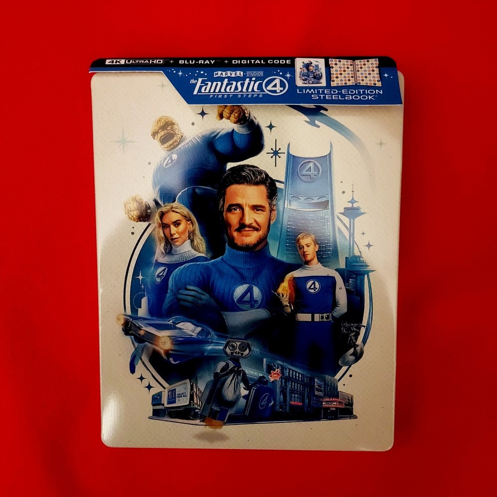 Fantastic Four: First Steps Steelbook CASE ONLY no discs or digital