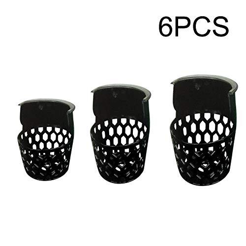 6 Pack Plastic Pool Table Web Pockets Replacement for Billiard Table