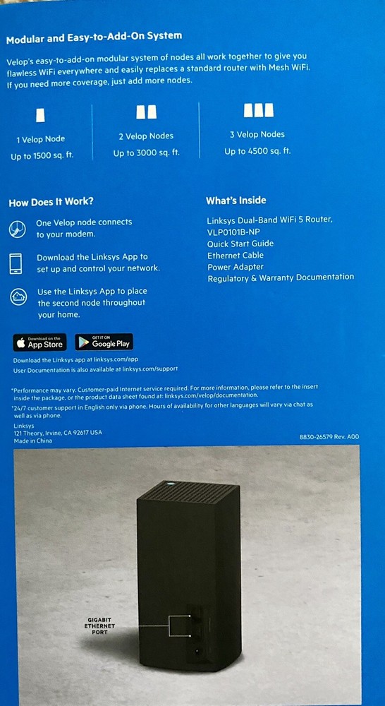 LINKSYS MESH AC1200 ROUTER