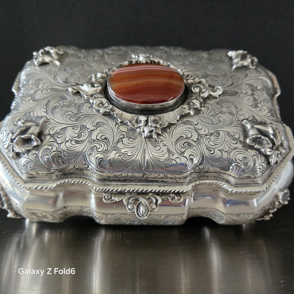 Fine Italian 800 Silver Box