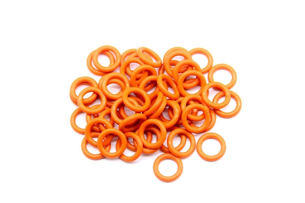 Dependable 1/4" Quick Coupler O-Rings - 50 Pack with High-Temperature Resistance