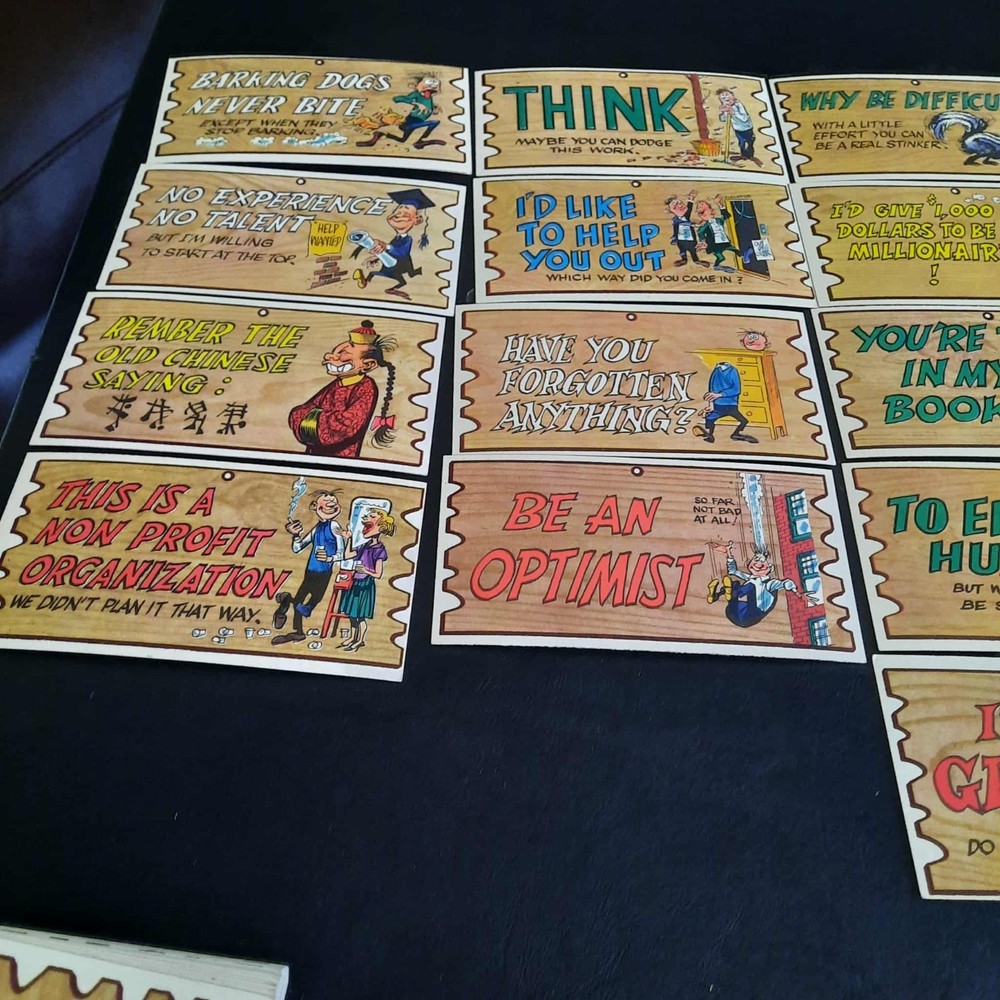 1959 "Wacky Plaks" Cards