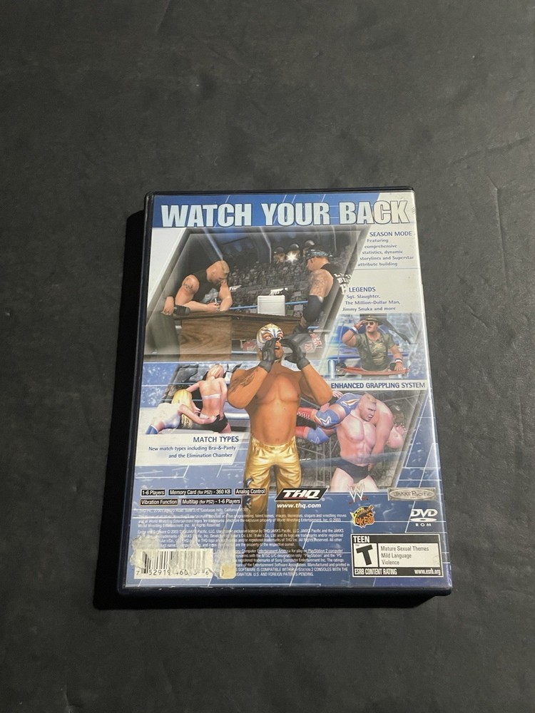 wwe smackdown here comes the pain ps2 Case only
